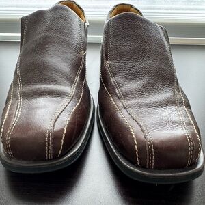 Sandro Moscoloni Dark Brown Leather Loafers